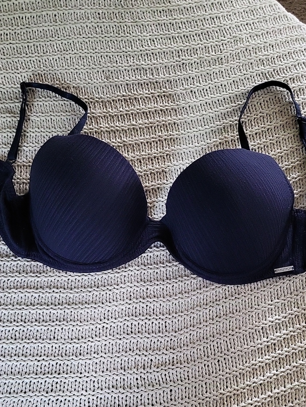 Nautica Navy Molded T-Shirt Bra